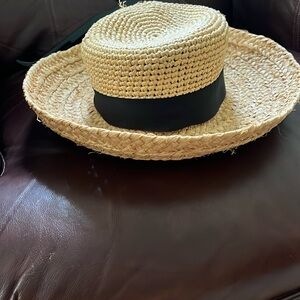 Ann Taylor straw sun hat